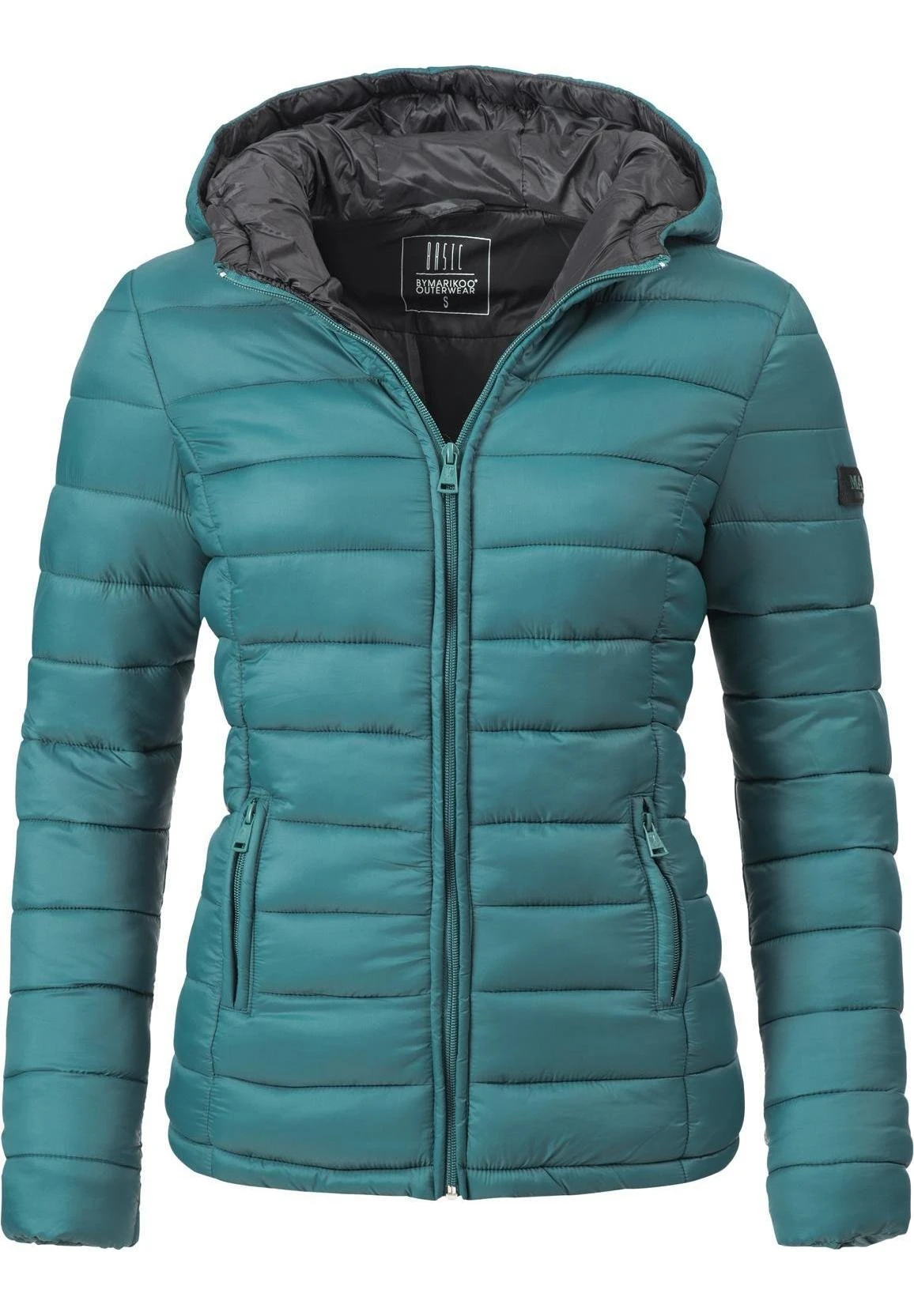 Marikoo Lucy - Chaqueta De Invierno - Petrol Melange 3 Marikoo Lucy - Chaqueta De Invierno - Petrol Melange