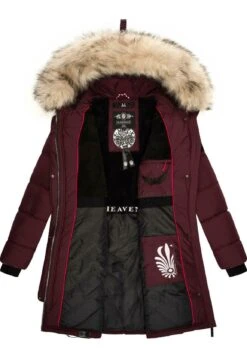 Marikoo Chaskaa - Abrigo De Invierno - Dark Red Melange -The lion company 2200c8aa53c04629890cafeb2483d529