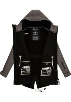 Marikoo Zimtzicke - Parka - Black Grey -The lion company 2647c7d88a2047c4b916bf8249b23699