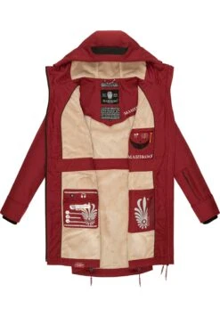Marikoo Racquelle - Parka - Blood Red -The lion company 333e0432ca6745218876113e6465c256