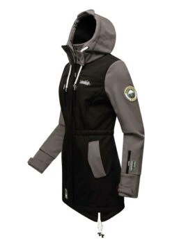 Marikoo Zimtzicke - Parka - Black Grey -The lion company 380c2a6d1c5c4922a529009b6a623c1e