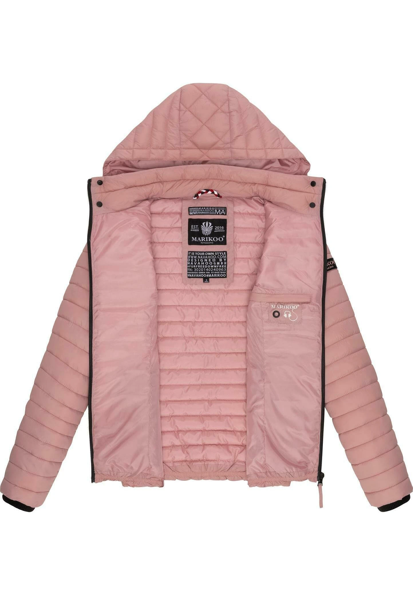 Marikoo Samtpfote - Chaqueta De Entretiempo - Powder Rose 9 Marikoo Samtpfote - Chaqueta De Entretiempo - Powder Rose - Imagen 7