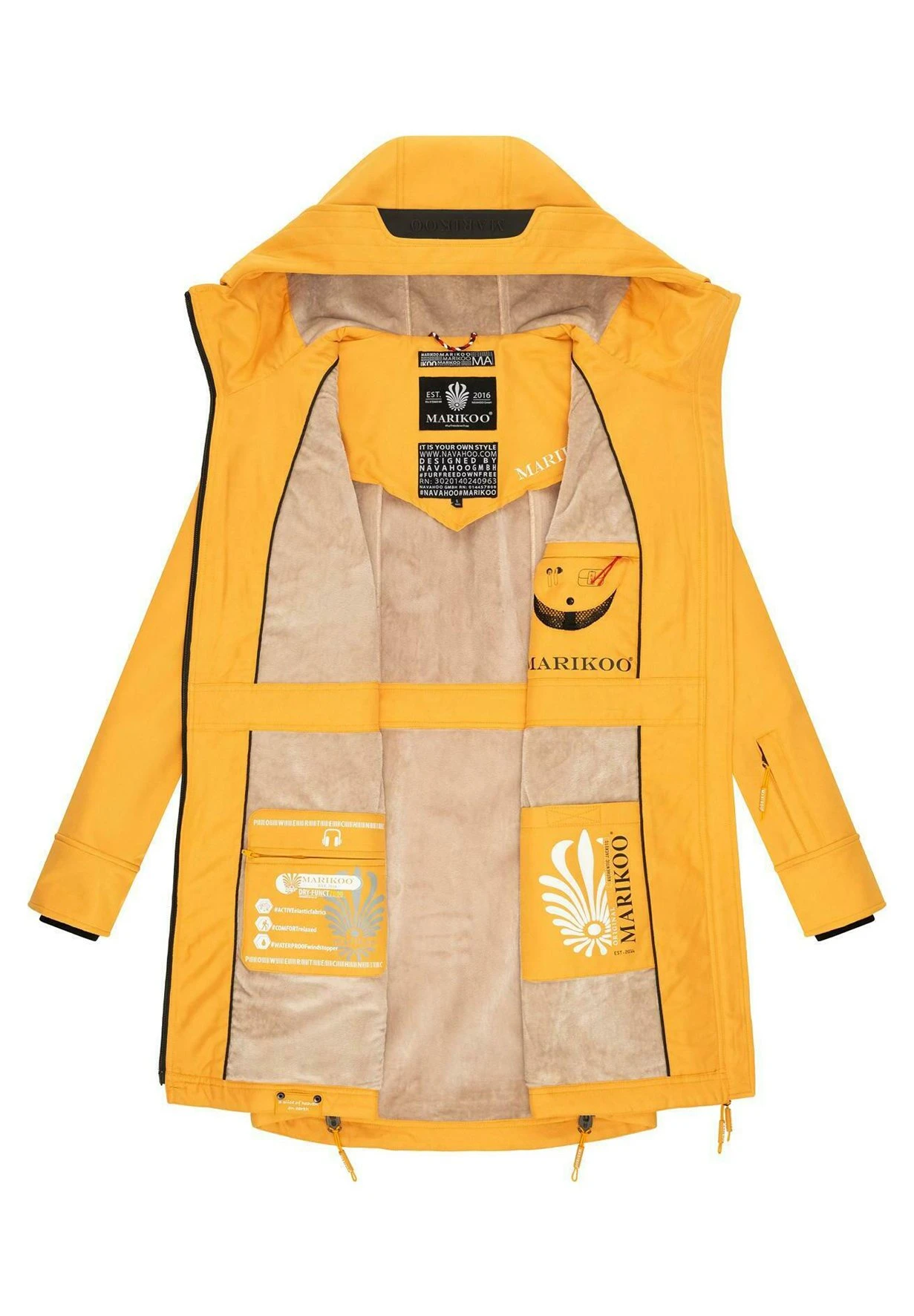Marikoo Racquelle - Parka - Amber Yellow 11 Marikoo Racquelle - Parka - Amber Yellow - Imagen 9