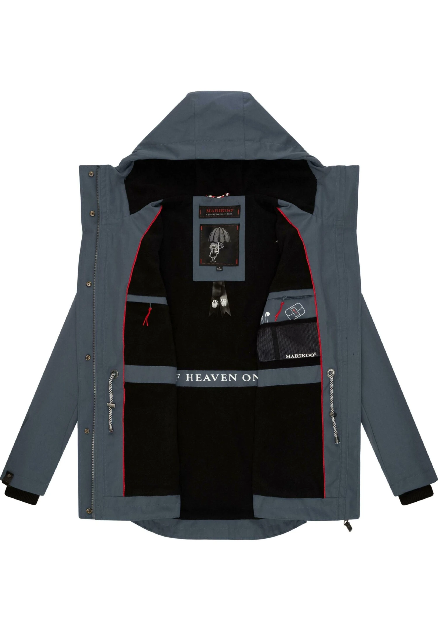 Marikoo Babetaa- Parka - Blue Melange 6 Marikoo Babetaa- Parka - Blue Melange - Imagen 4