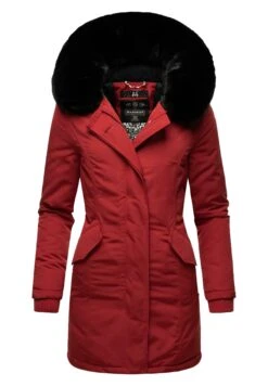 Marikoo Karmaa - Abrigo De Invierno - Blood Red With Black Fur -The lion company 68643d4eee704ab19458edb144d7d9ee