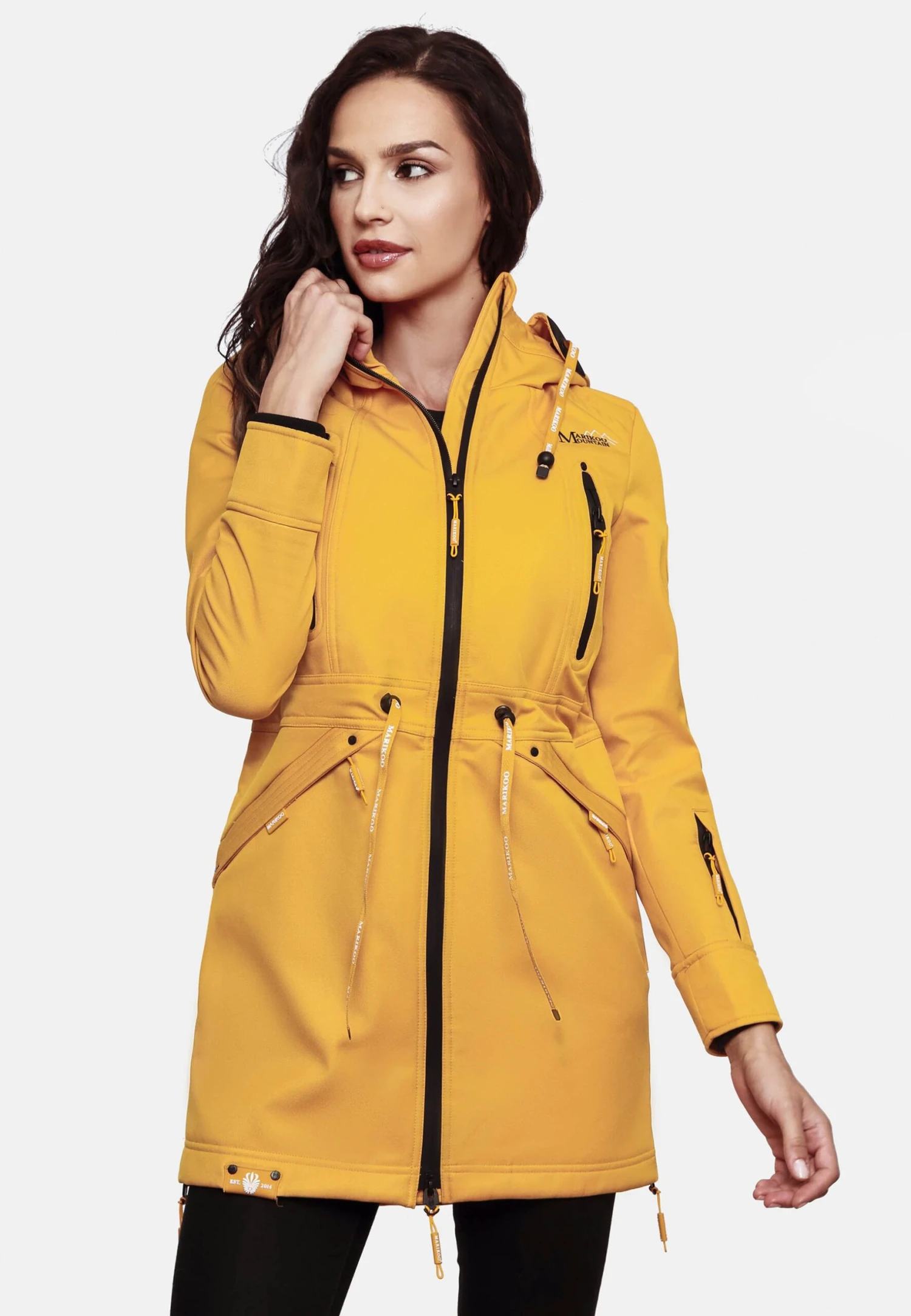 Marikoo Racquelle - Parka - Amber Yellow 3 Marikoo Racquelle - Parka - Amber Yellow