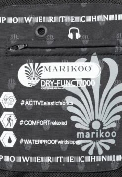 Marikoo Zimtzicke - Parka - Black Melange -The lion company 779e1e2e751c406994447d8c2cc91c51