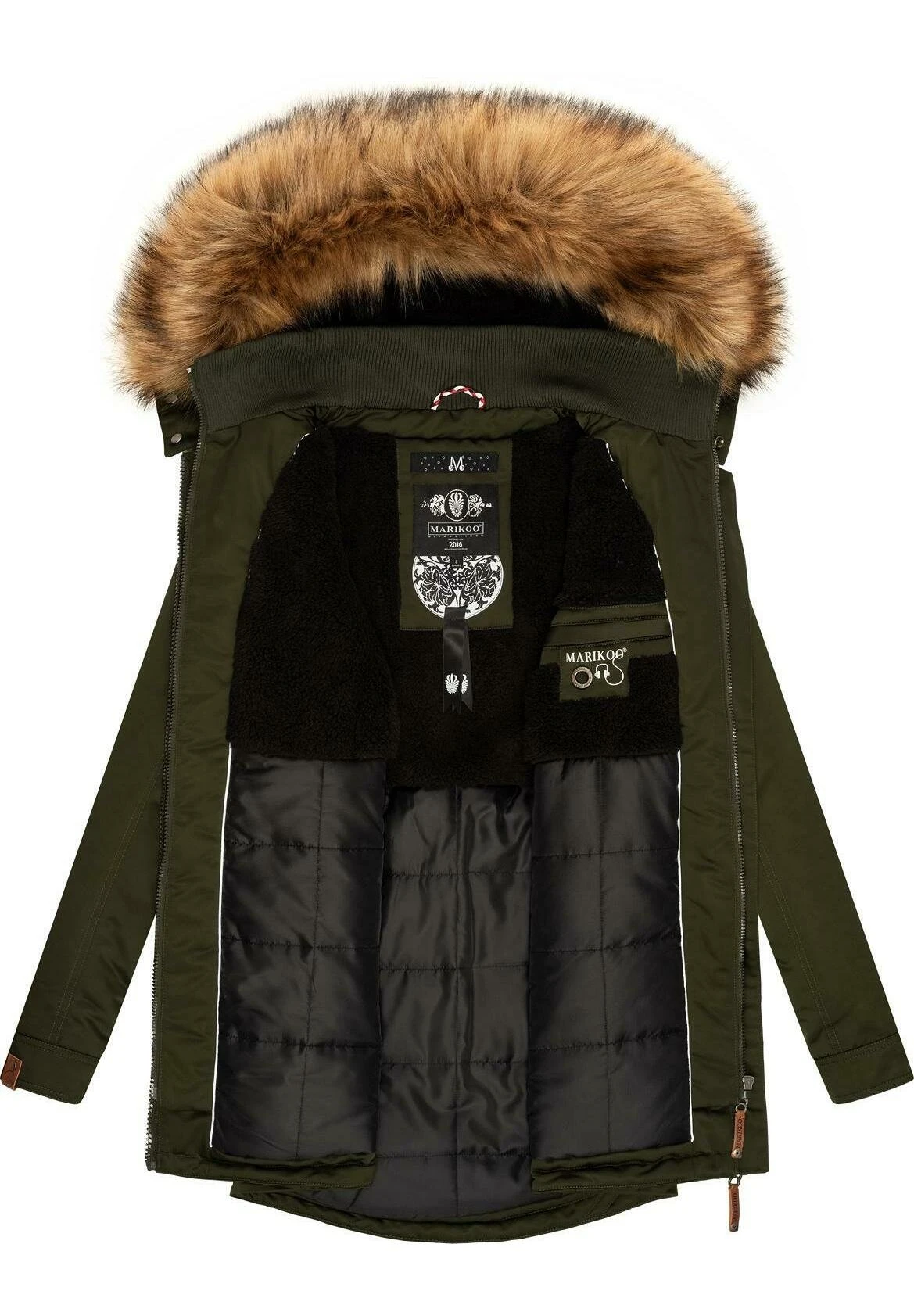 Marikoo Sanakoo - Abrigo De Invierno - Olive 7 Marikoo Sanakoo - Abrigo De Invierno - Olive - Imagen 5