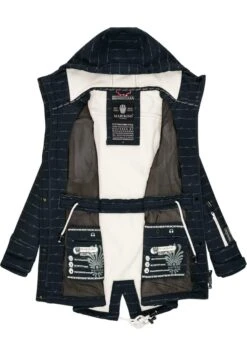 Marikoo Zimtzicke - Parka - Navy Lines -The lion company 7e6bdf06129f404caf9f3ae5a38e12f7