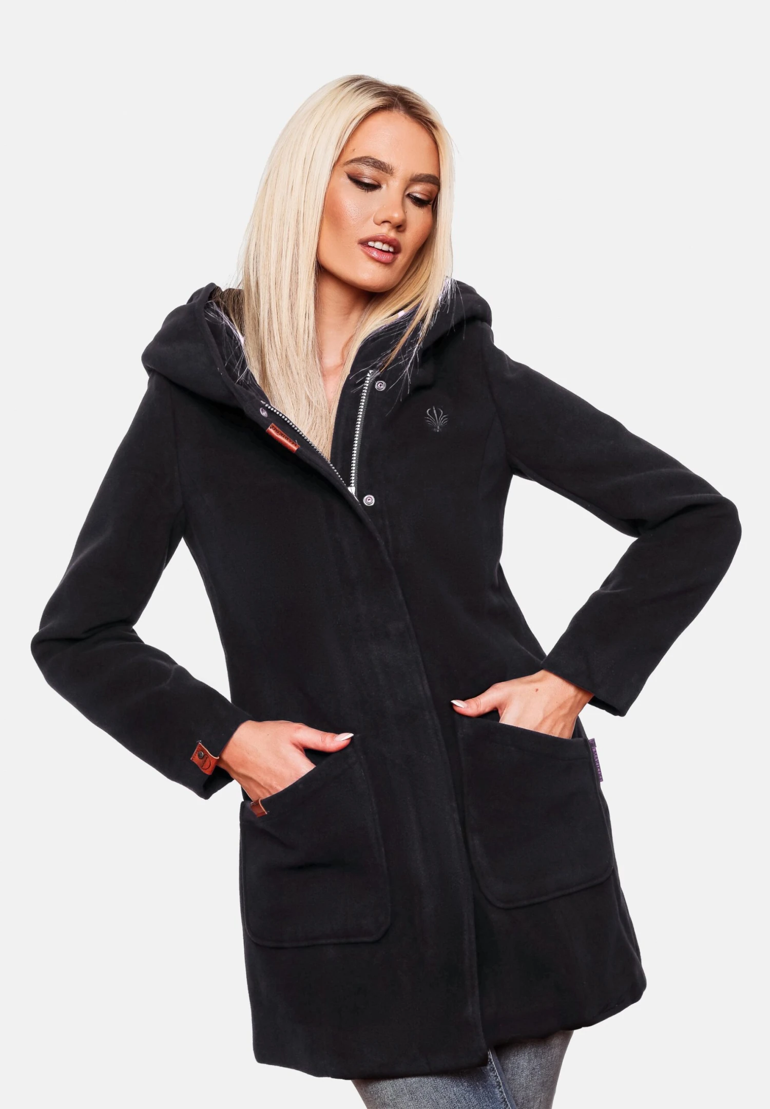 Marikoo Abrigo De Invierno - Dark Navy 3 Marikoo Abrigo De Invierno - Dark Navy