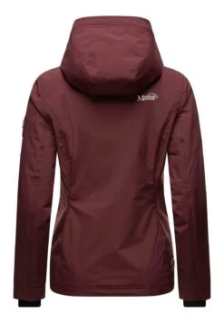 Marikoo Brombeere - Chaqueta Outdoor - Dark Red Melange -The lion company 9affbba0fe9b4911b9a585231beebe28