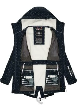 Marikoo Zimtzicke - Parka - Navy Dots -The lion company 9d1b55e3472c4ced8698c42804f58b52