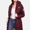Marikoo Racquelle - Parka - Dark Red Melange -The lion company d31b375c96f24fb7b45d65b6e5cb0a75