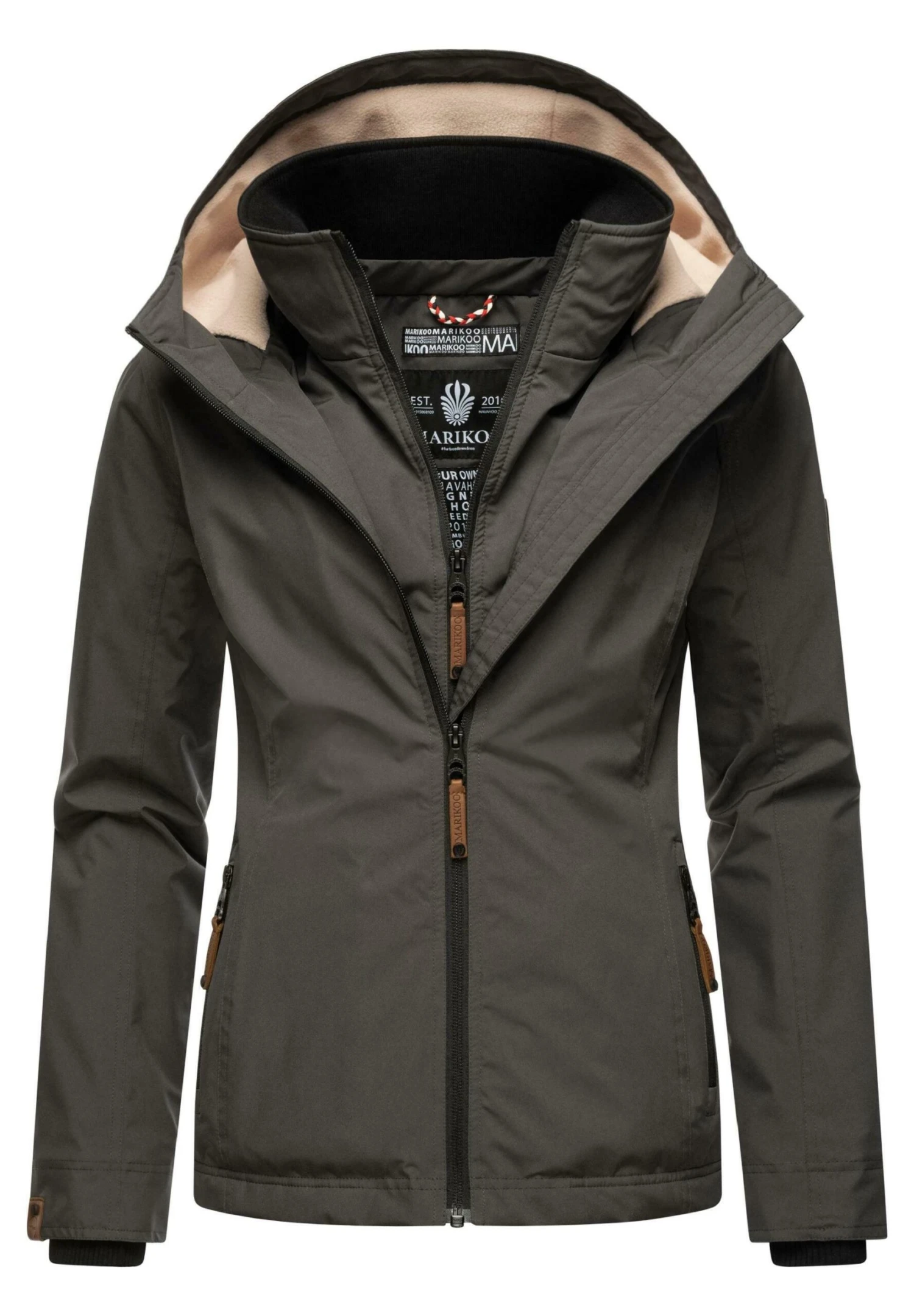 Marikoo Erdbeere - Chaqueta Outdoor - Dark Grey 3 Marikoo Erdbeere - Chaqueta Outdoor - Dark Grey