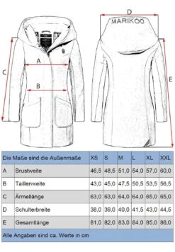 Marikoo Abrigo De Invierno - Navy -The lion company e35c3ffa17e64266837bfa50fa35473b